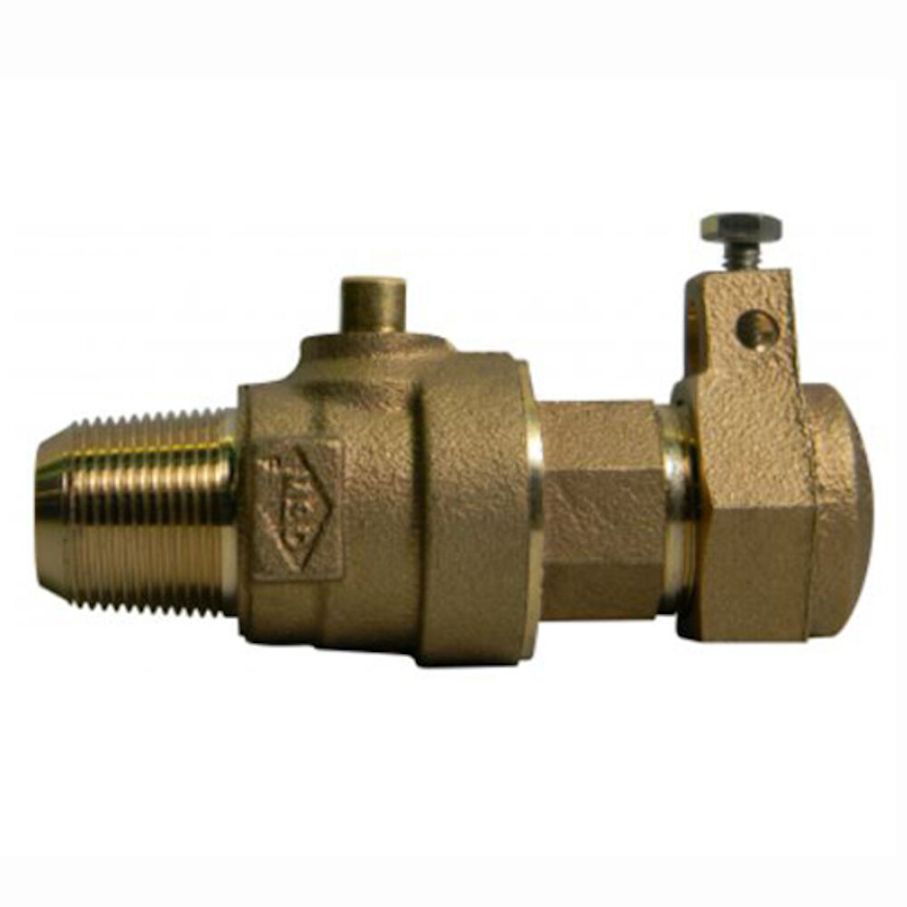 5133-390, 74701BQA Ball Style Corporation Stop, Brass Body