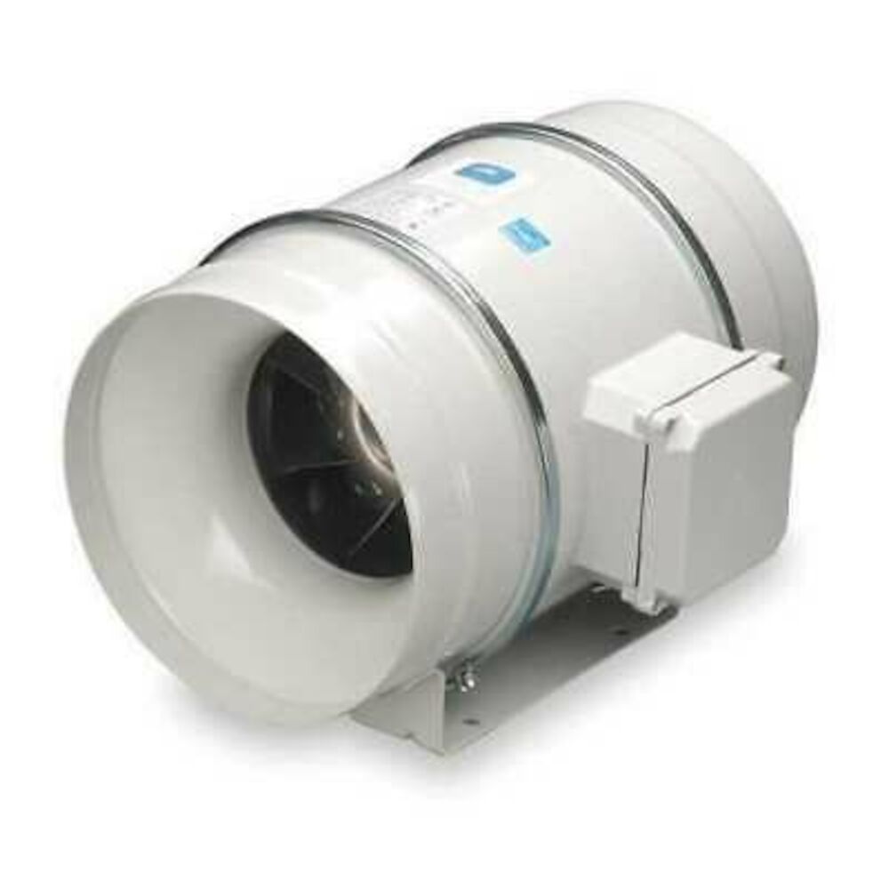 S&P TD-315 TD Series Inline Mixed Flow Duct Fan, 120 V, 12-2/5" Dia Duct, Die Cast Aluminum Housing