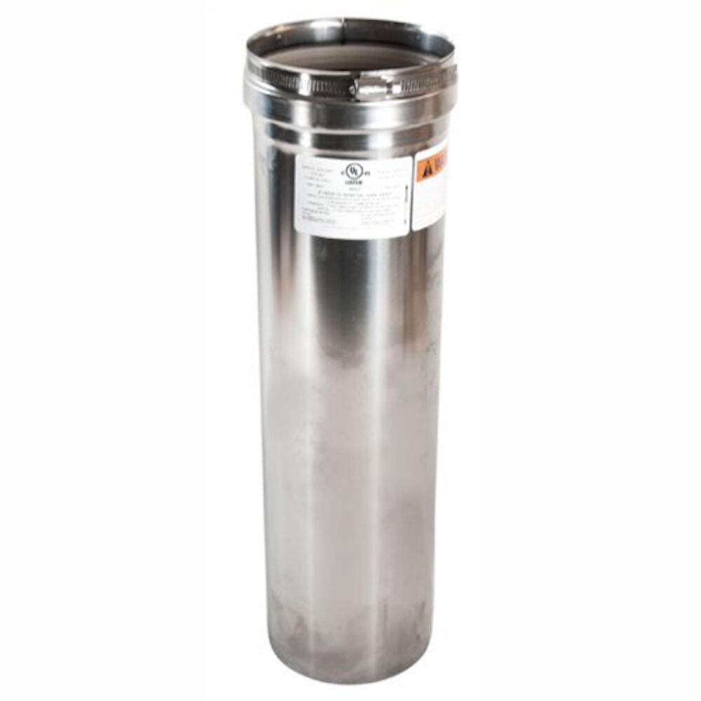 2SVEPWCF-4-1 4x12 Pipe Stainless Steel Z-VENT Special Gas Vent