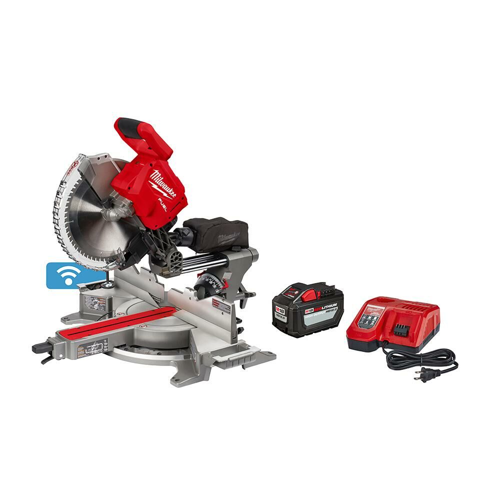 Milwaukee® Tool 2739-21HD M18 FUEL™ 12" Dual Bevel Sliding Compound Miter Saw - Kit