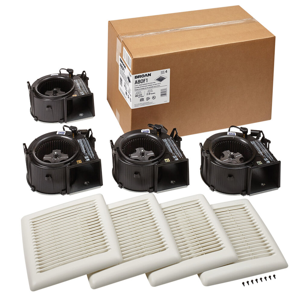 Broan Flex™ A80F1 Series 80 CFM Bathroom Exhaust Fan Finish Pack