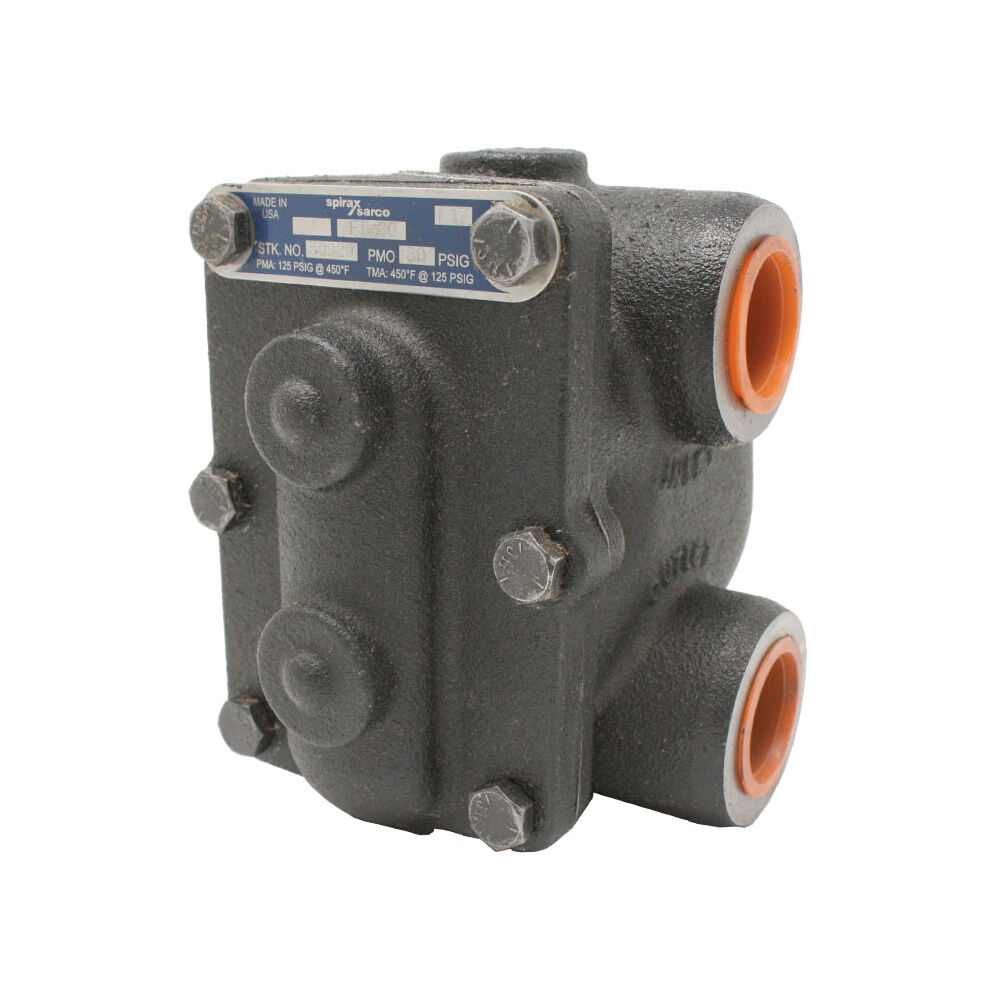 Spirax Sarco 50926, FT15 Float and Thermostatic Steam Trap, 3/4 in, FNPT, 450 deg F, 15 psi, Cast Iron
