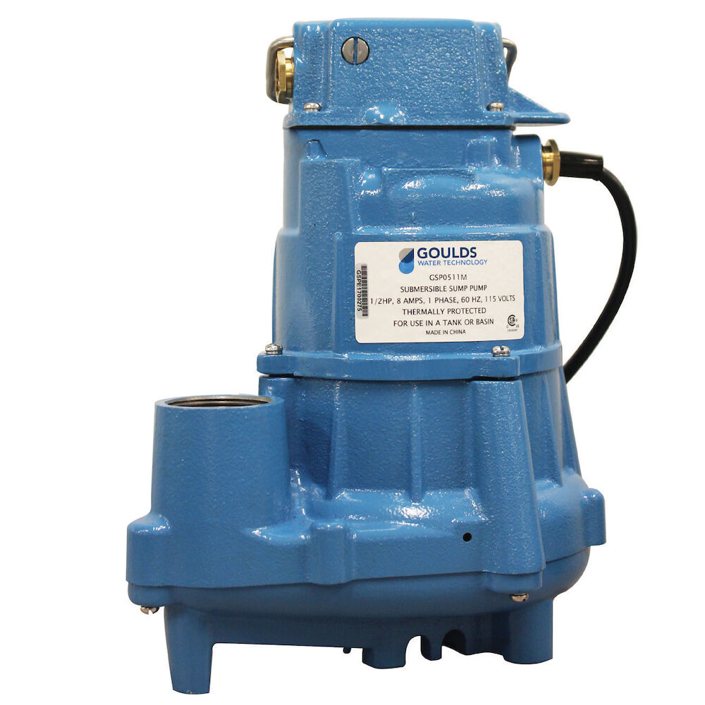 GSP0511M 1/2HP 115V CI MAN Sump and Effluent Pump