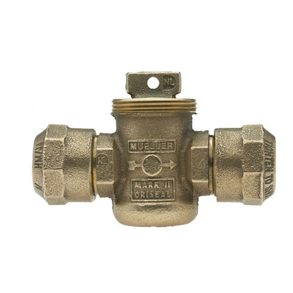 Mueller Co MARK II® ORISEAL® H-15155-1 Curb Valve, 1 in, Conductive Compression CTS