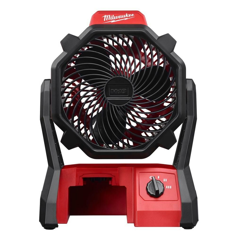 Milwaukee® Tool 0886-20 Jobsite Fan, 18 VDC, 3 Speed, 284 cfm