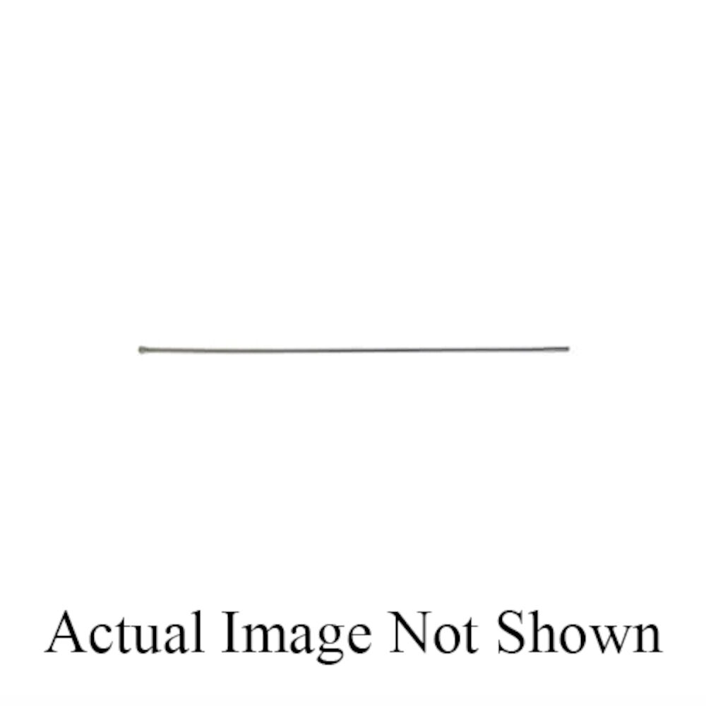 Mountain Plumbing Products MT4321X/BRN Bull Nose Supply Tube With Rubber End Piece, 3/8 in, 30" L, Brushed Nickel, Import