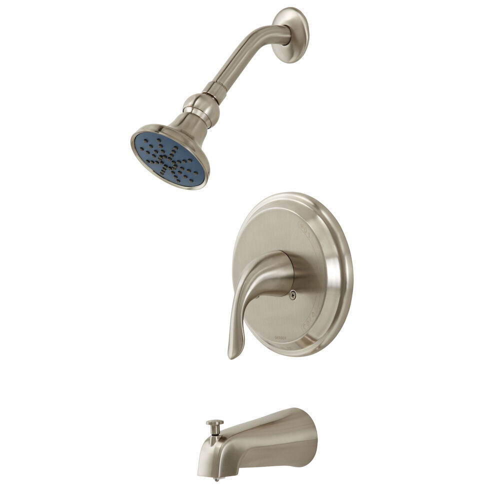 G00G9165BNTC G9-165-TC Tub and Shower Trim Kit, 2 gpm Shower, Brushed Nickel