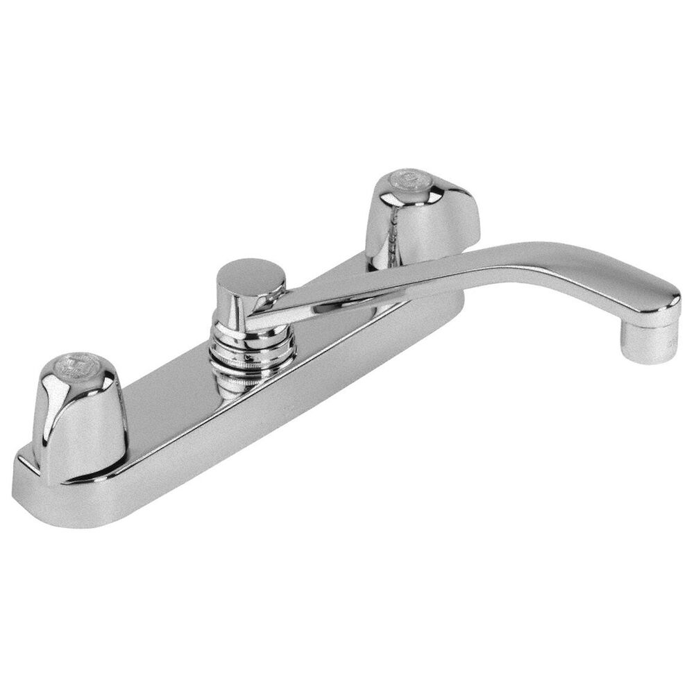 G0042406 Classics™ 2-Handle Kitchen Faucet, 1.75 gpm Flow Rate, 8" Center, Chrome