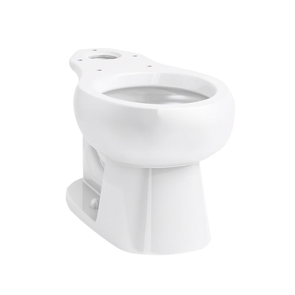 Sterling® 403017-0 Windham™ 2-Piece Toilet Bowl, White, Round Front Shape, 12" Rough-In, 15-1/6" H Rim, 2-1/8" Trapway
