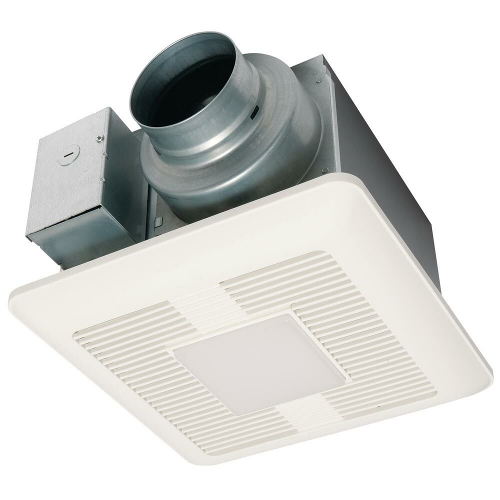 Panasonic FV-0511VQL1 Round Duct Square Grille Ventilation Fan/Light w/ ECM Motor