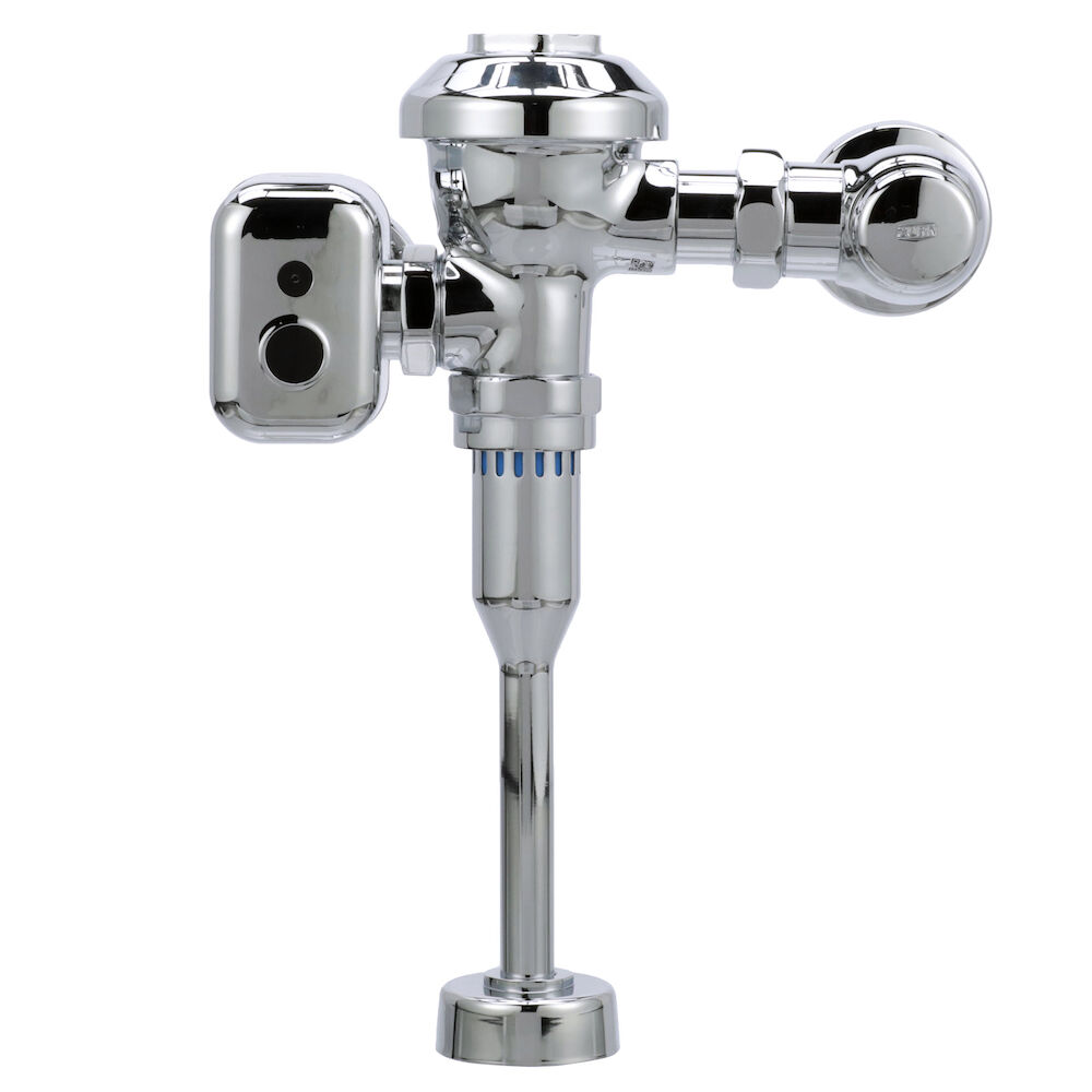 AquaSense® AV ZEMS6003AV-WS1-IS Exposed Automatic Sensor Operated Flush Valve, Hard-Wired, 1 gpf, 3/4" Inlet, Polished Chrome