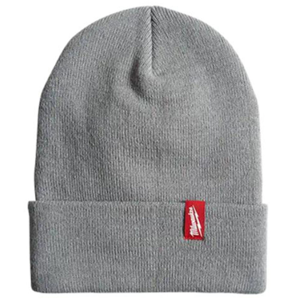 Milwaukee® Tool 506G Acrylic Cuffed Beanie, Gray