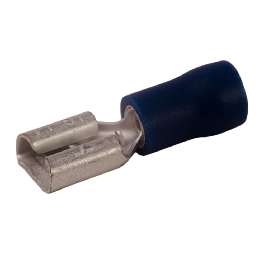 Diversitech Devco® 6218LX Slip-On Terminal, 16 to 14 AWG Conductor, 1/4" Tab, Fully Insulated, Pack of 50