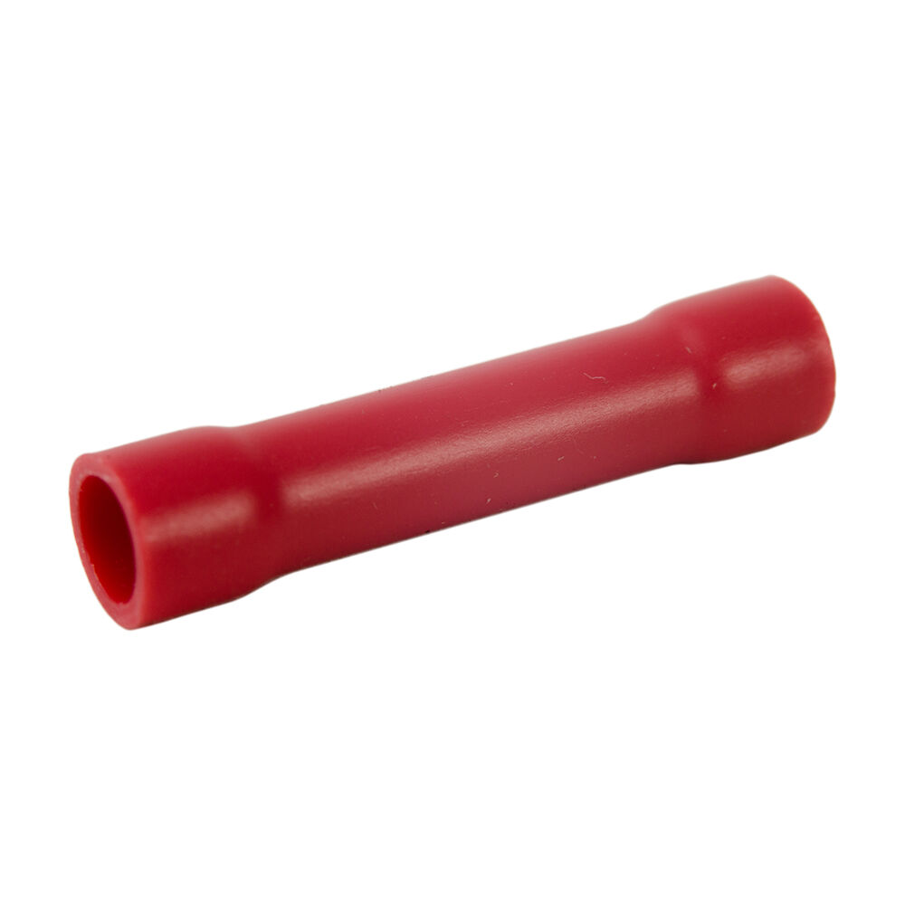 Diversitech Devco® 6232LX Insulated Butt Connector, 22 to 18 AWG Conductor, Copper Alloy, Pack of 50