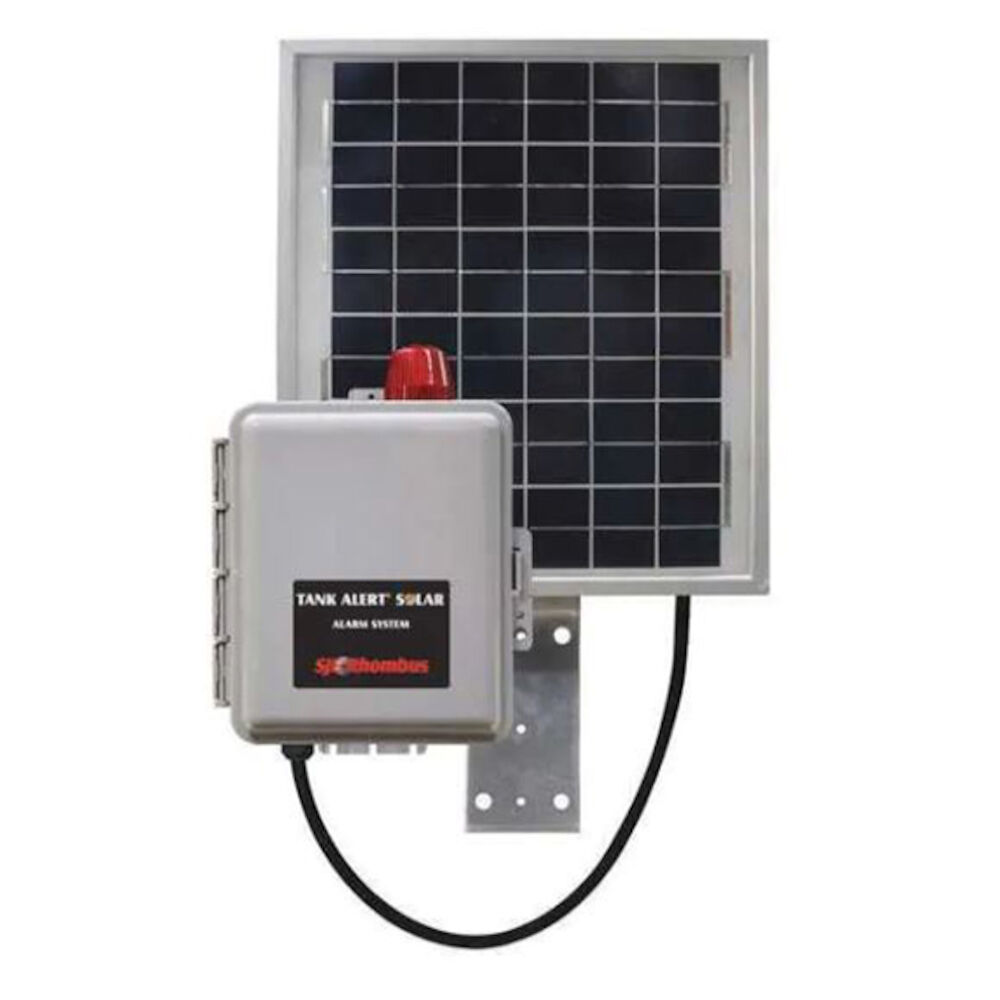 SJE-Rhombus SJE-Rhombus 1052473 Solar Tank Alarm w/ Switch and 10W Panel