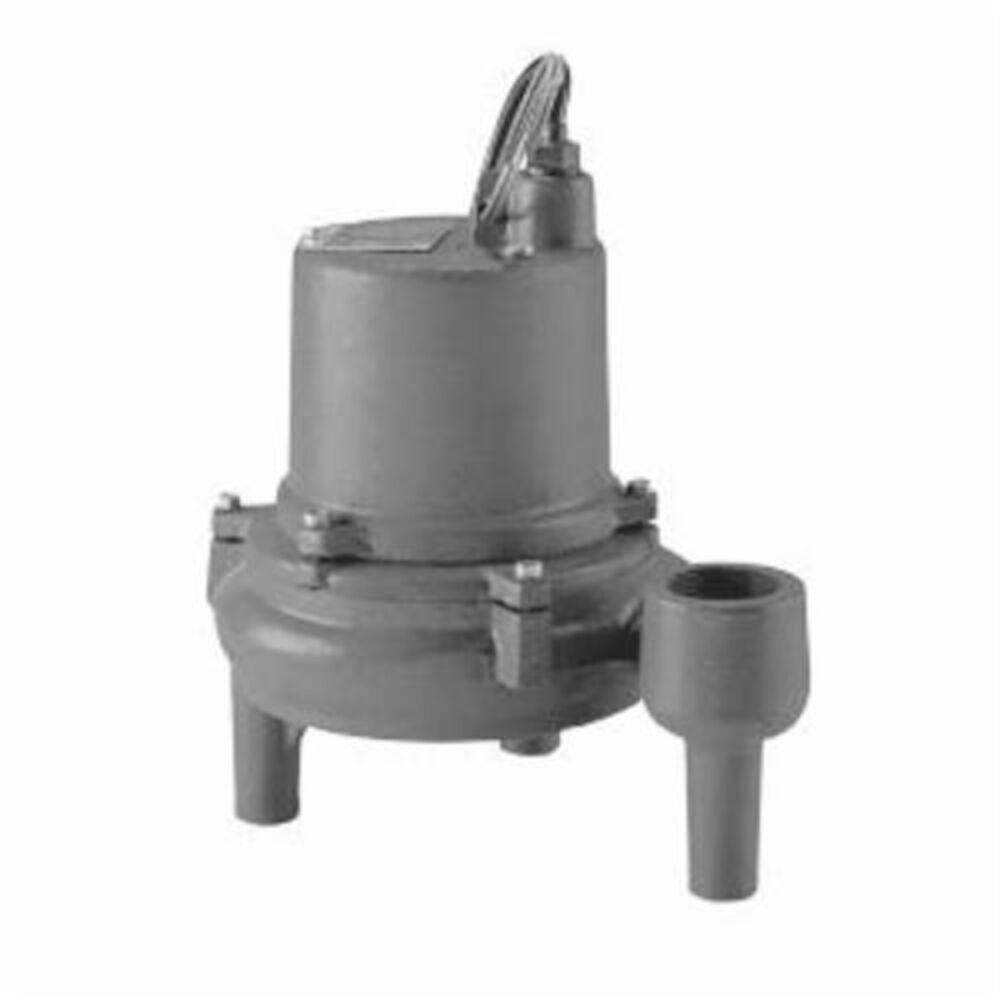 MYERS® ME3F-11 High-Head/High-Flow Manual Submersible Effluent Pump, 66 gpm, 1-1/2" NPT Outlet, 1/3 or 1/2 hp, Cast Iron