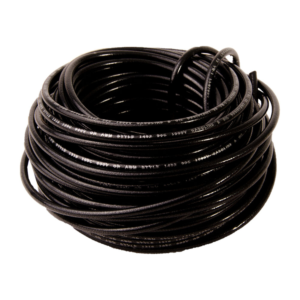 Diversitech Devco® 6334B Black Hook-Up Wire, 600 V, 12 AWG THHN Conductor, 48 ft L