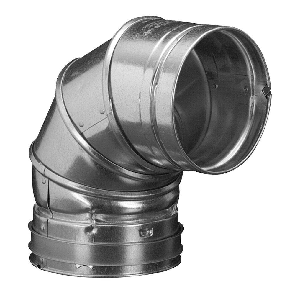 Hart & Cooley® 4REA90 Adjustable Elbow, Galvanized, Steel, Domestic