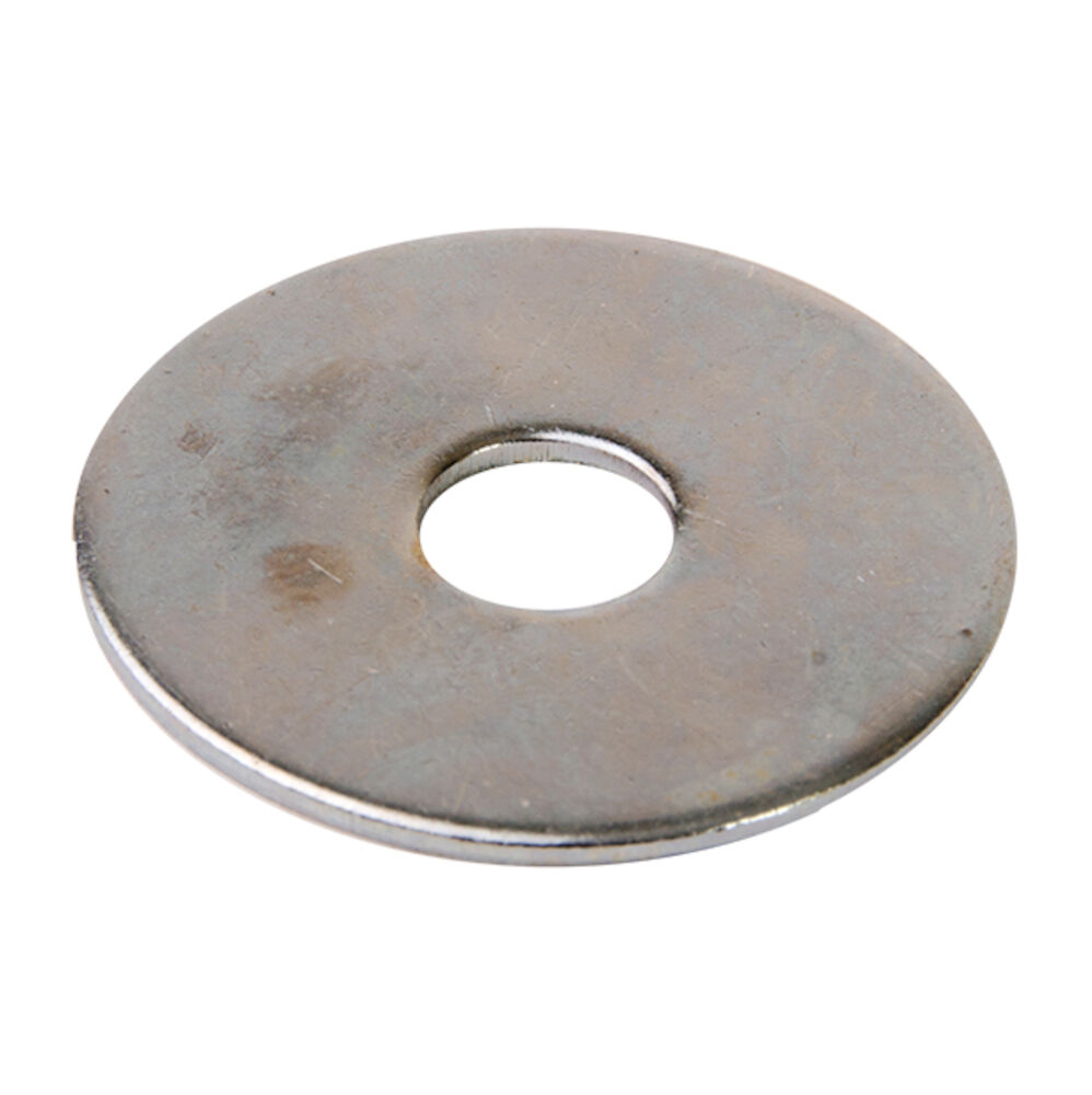 Diversitech Devco® 6724 Fender Washers, 3/8 in, 13/32" ID x 1-1/2" OD, Zinc Plated Steel, Pack of 12