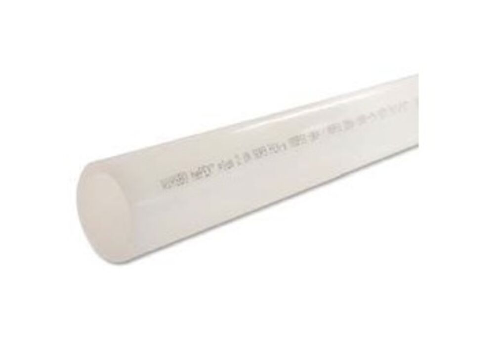 Uponor Wirsbo® hePEX™ A1930750 Straight Length Tubing, 3/4" x 20' L, White, PEX pipe