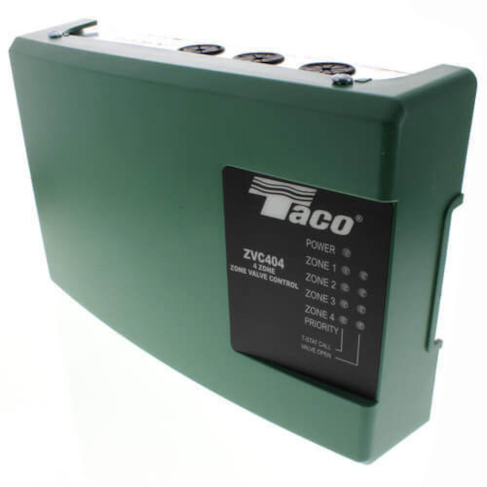 Taco® ZVC404-4 Zone Valve Control, 4 Zones, 120 V, 1/6 hp, DPDT, Domestic