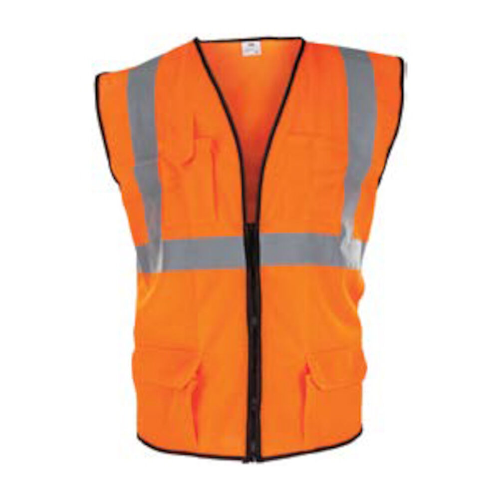 692-2210 Class 2 Mesh Surveyor Safety Vest, Hi-Viz Orange