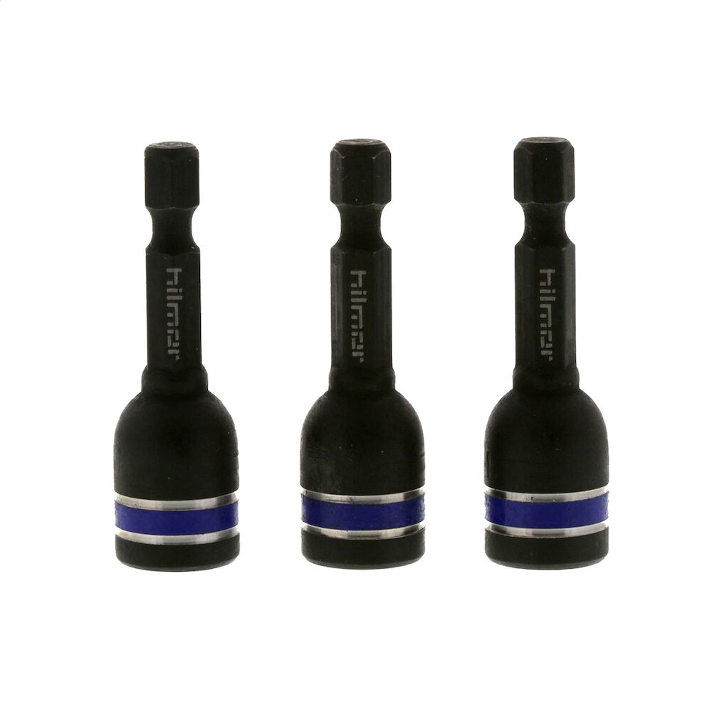 Hilmor®1885437 Magnetic Nut Drivers, 3/8 in, 3 Pack