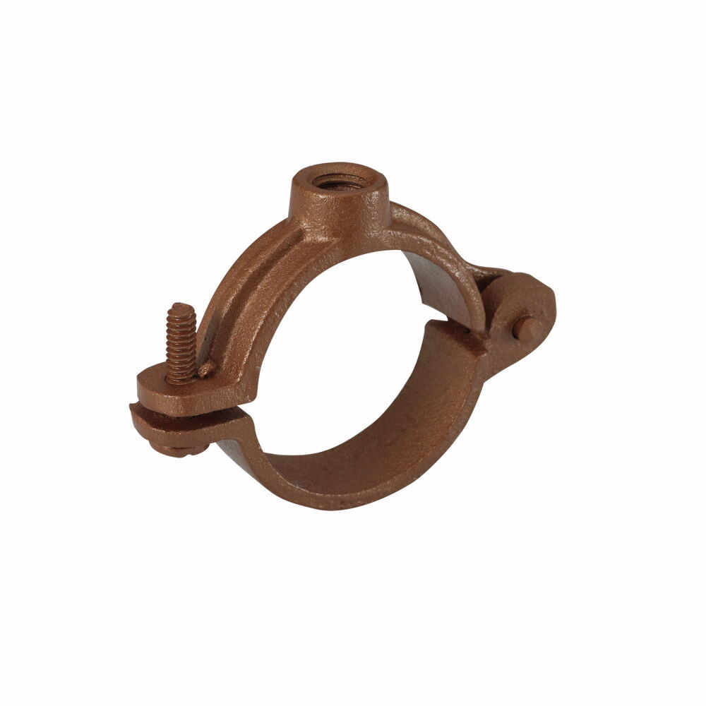 B-Line B3198HCT 1-1/2" Copper Split Clamp, 180 lb Load, Malleable Iron, Dura Copper™