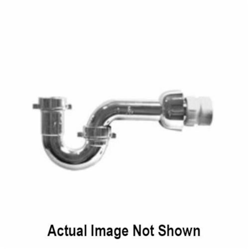 JB Products™ A807 Tubular P-Trap With Reducing Waste Arm to 1-1/4 in, 1-1/4 in, Plastic, Domestic