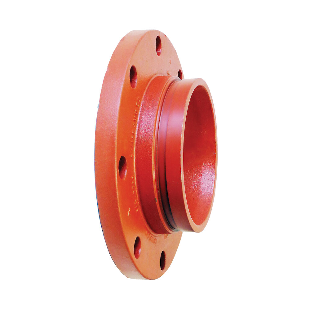 Gruvlok® 0390202026 FIG 7788 Flange Adapter, 2-1/2 in, 5-1/2" Dia Bolt Circle, 4 3/4" Bolt, Domestic