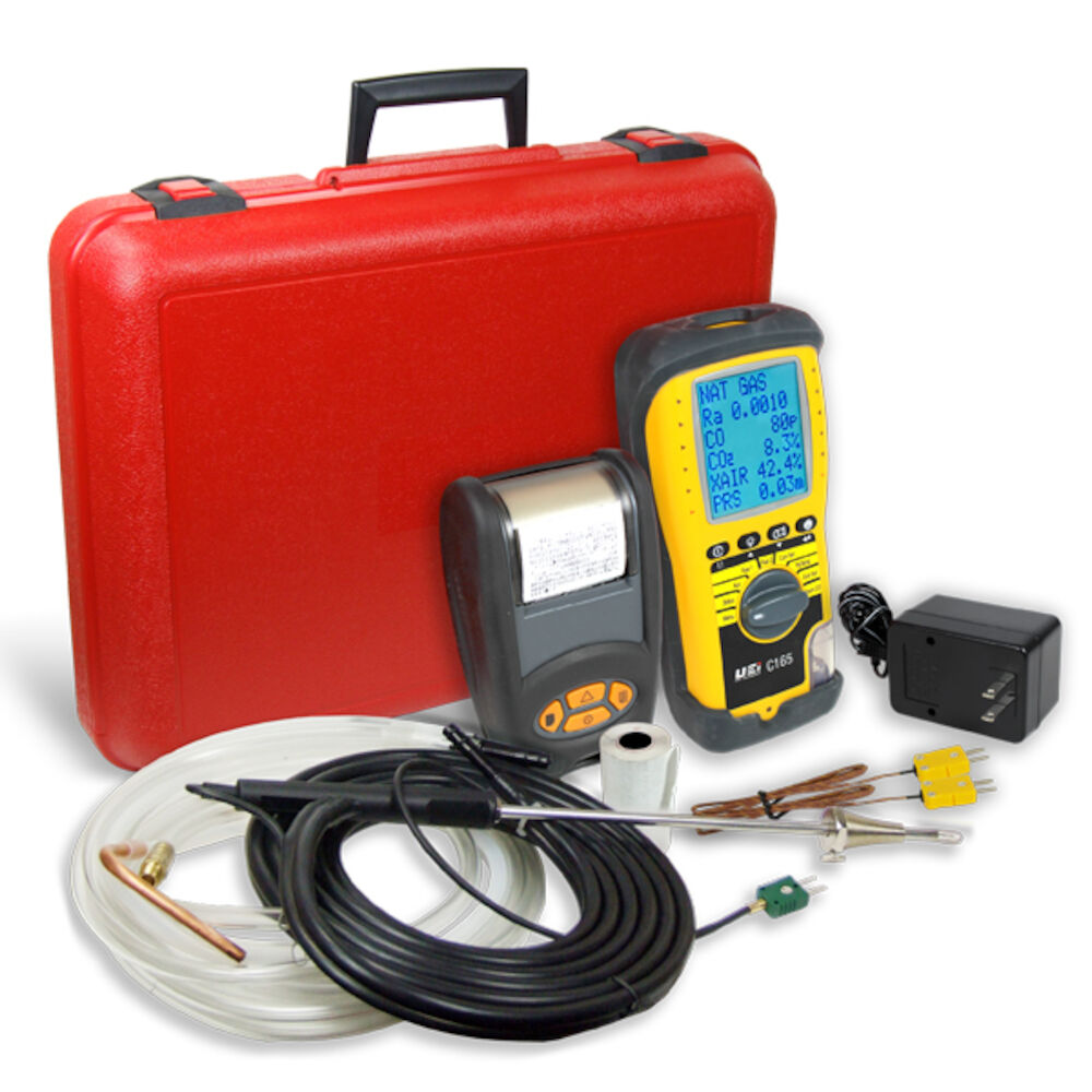 UEi Test Instruments™ C165KIT Combustion Kit With High Altitude Compensation, Printe