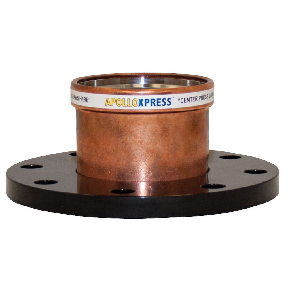 ApolloPress® 8771 150 lb. Flange Adapter (ANSI #150), Copper, Large Diameter, PxFLG(BP:4), 3"