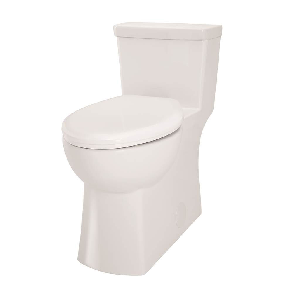 G0021187CT 1-Piece Toilet, Burr Ridge™, Elongated Bowl, 17" H Rim, 12" Rough-In, 1.28 gpf, White