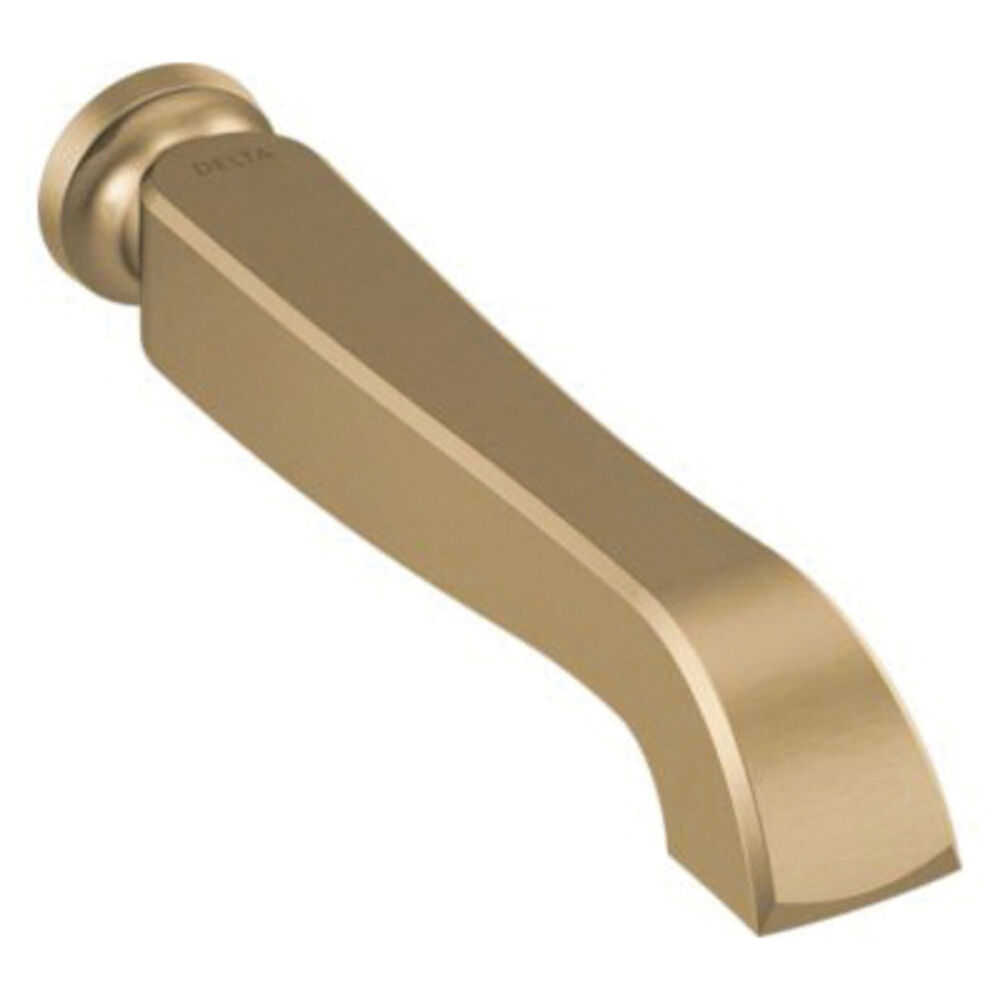 Delta Dorval™ Two Handle Wall Mount Tub Filler - Less Handles, Champagne Bronze