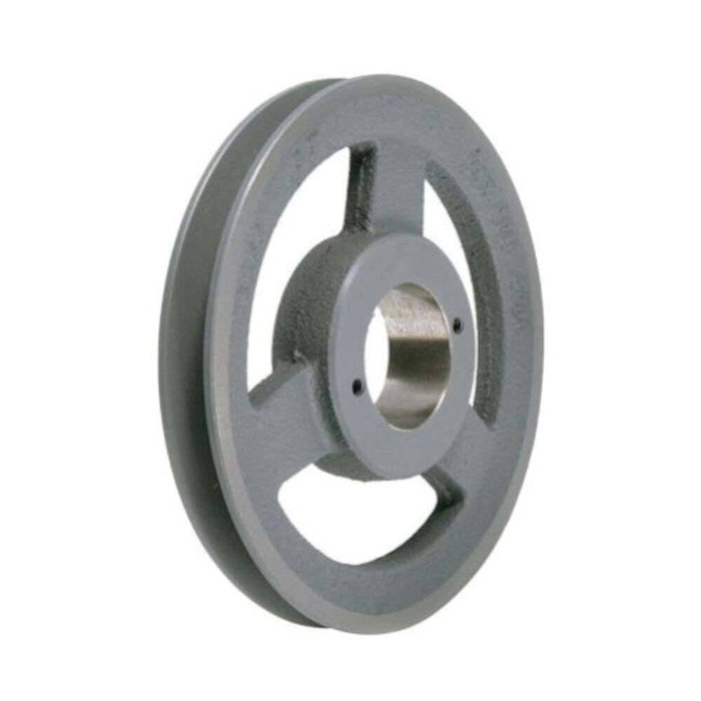 ALLIED™ 10H12 Single Groove V-Belt Blower Pulley, Bushed Bore, 5/8" Dia Bore, 4.95" OD
