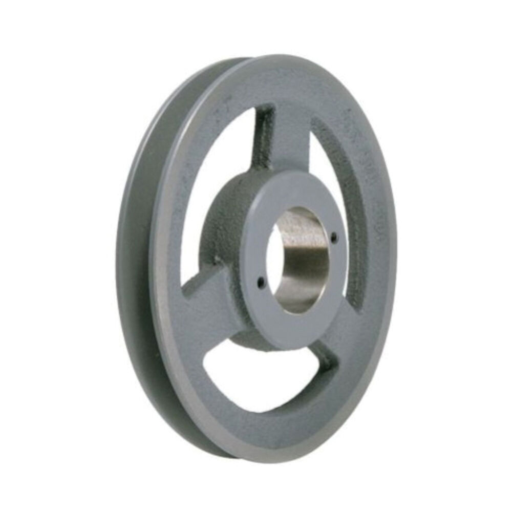 ALLIED™ 10H13 Single Groove V-Belt Blower Pulley, Bushed Bore, 5/8" Dia Bore, 5-1/4" OD