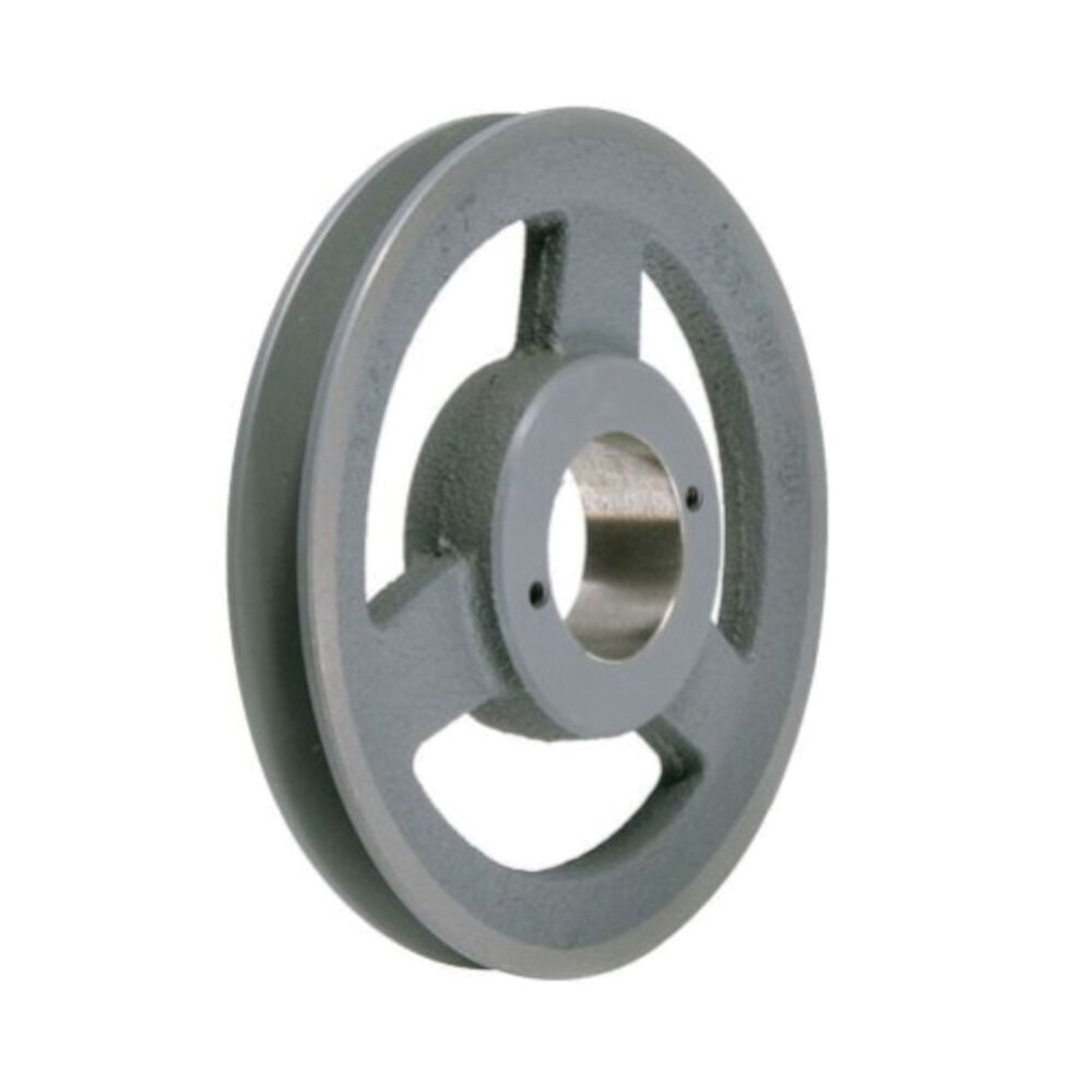 ALLIED™ 10H14 Single Groove V-Belt Blower Pulley, Bushed Bore, 5/8" Dia Bore, 4.45" OD