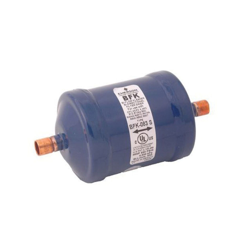 ALLIED™ 100215-07 Liquid Line Bi-Flow Filter Drier, 3/8" ODF Solder Connection, 7.72" OAL