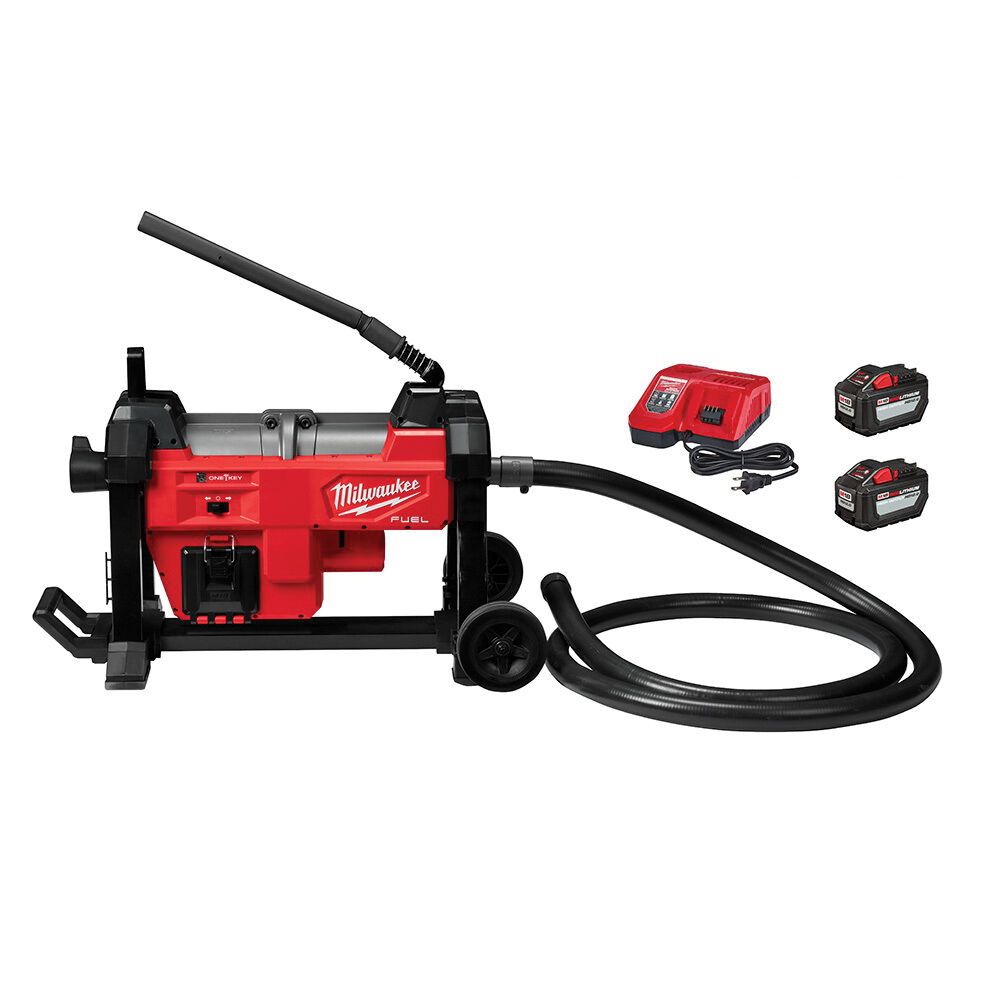 Milwaukee® Tool 2871-22 Sewer Sectional Machine With CABLE-DRIVE™ Automatic Feed, Retract, Steel Housing