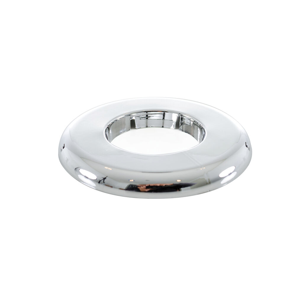 PASCO 2860 Split-One Floor and Ceiling Plate, 1-1/2" IPS Thread, Plastic, Polished Chrome