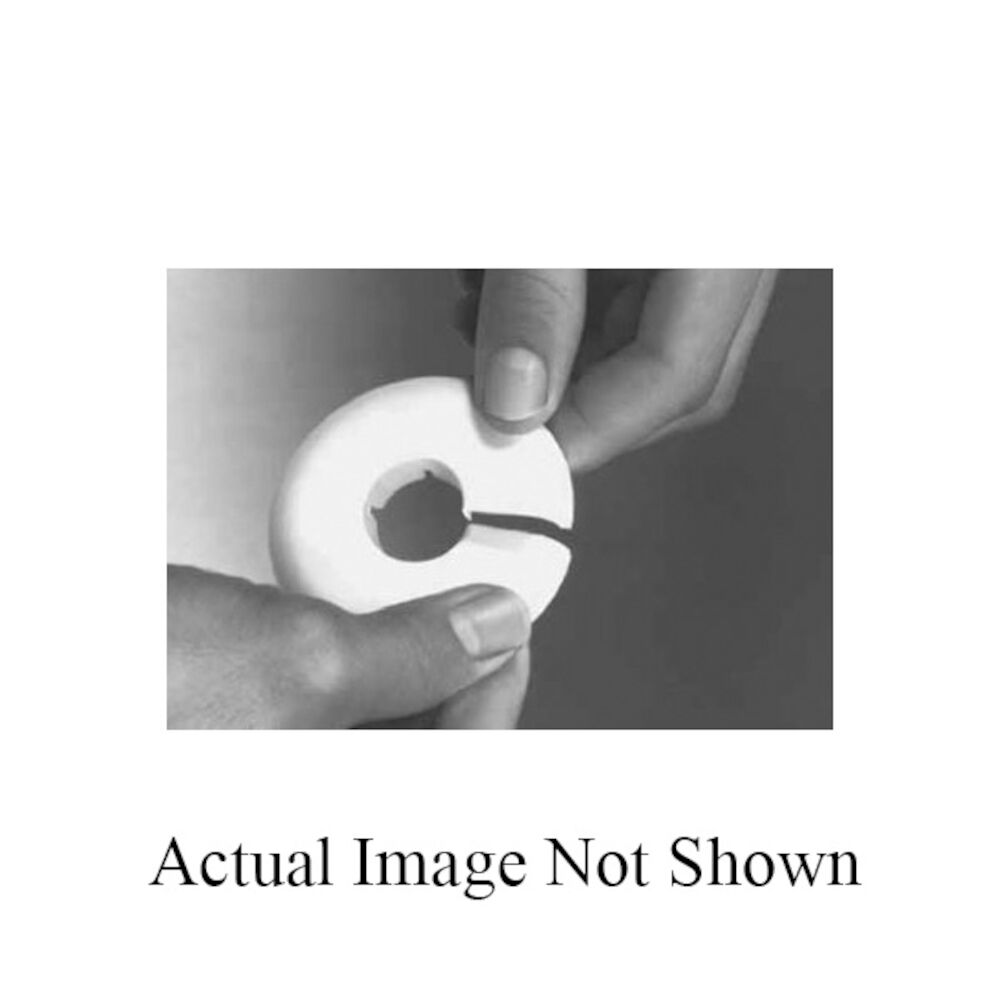 PASCO 2858-W Floor and Ceiling Plate, 1" IPS Thread, Plastic