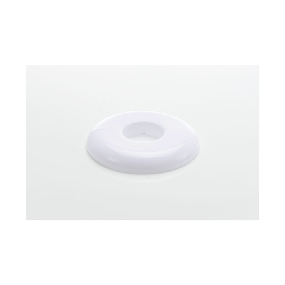 PASCO 2857-W Split-One Floor and Ceiling Plate, 3/4" IPS Thread, Plastic