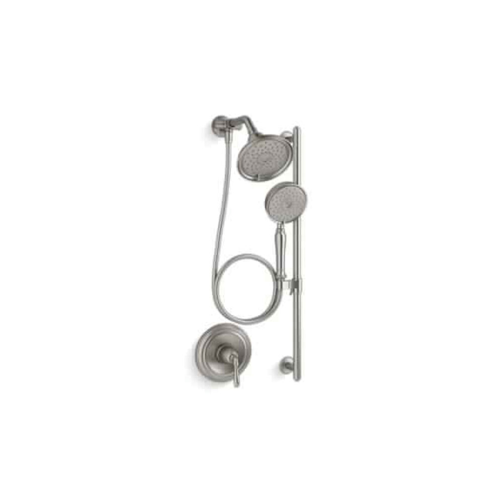 Kohler® 22179-BN Bancroft® Essentials performance Showering Package, Vibrant® Brushed Nickel