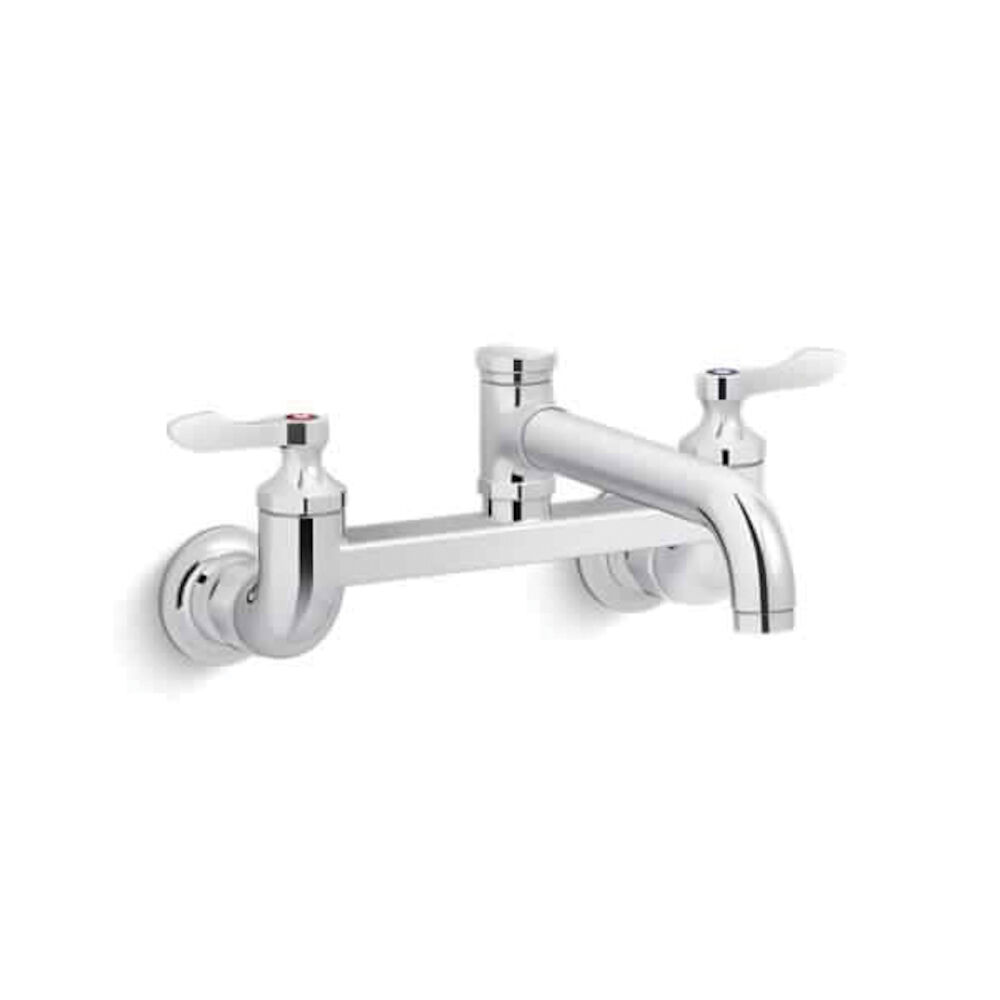 Kohler® 820T20-4AFA-CP Triton® Bowe® Bathroom Sink Faucet, Commercial, 1.8 gpm Flow Rate, 8" Center, Polished Chrome