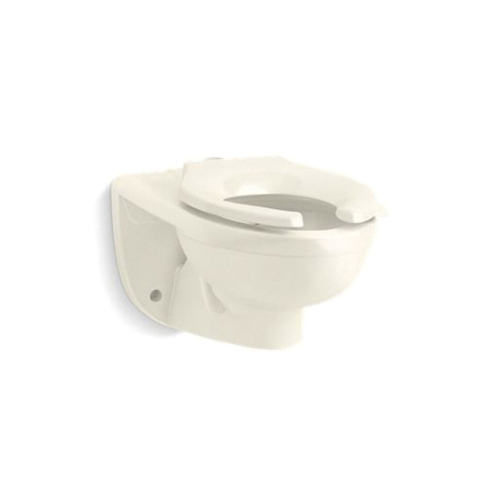 Kohler® 84325-96 Kingston™ Ultra Top Spud Flushometer Bowl, Biscuit, Elongated Shape, 15" H Rim, 2-1/8" Trapway