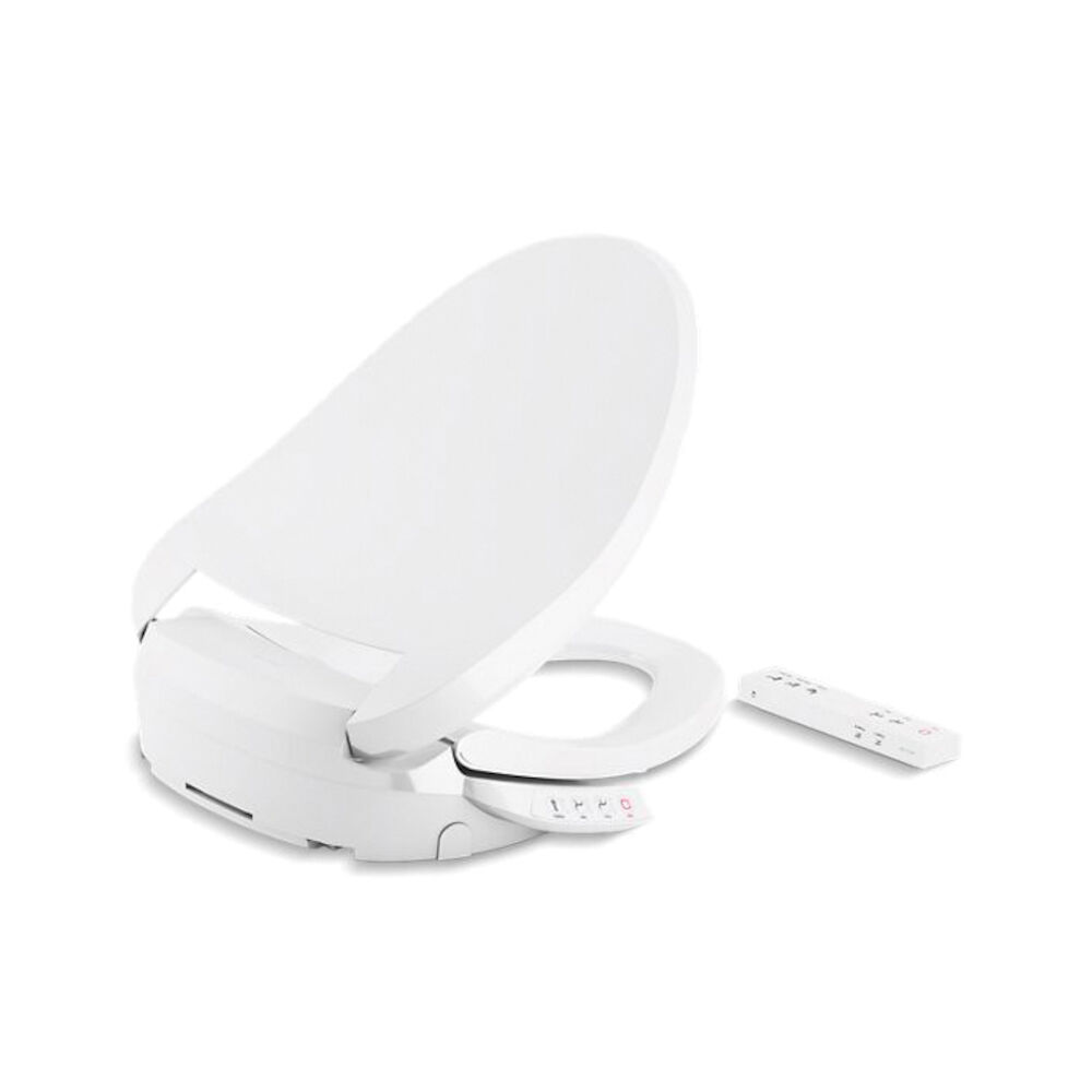 Kohler® 27142-CR-0 C³-430 Nightlight Heated Cleansing Bidet Toilet Seat, Elongated Bowl, Plastic, White