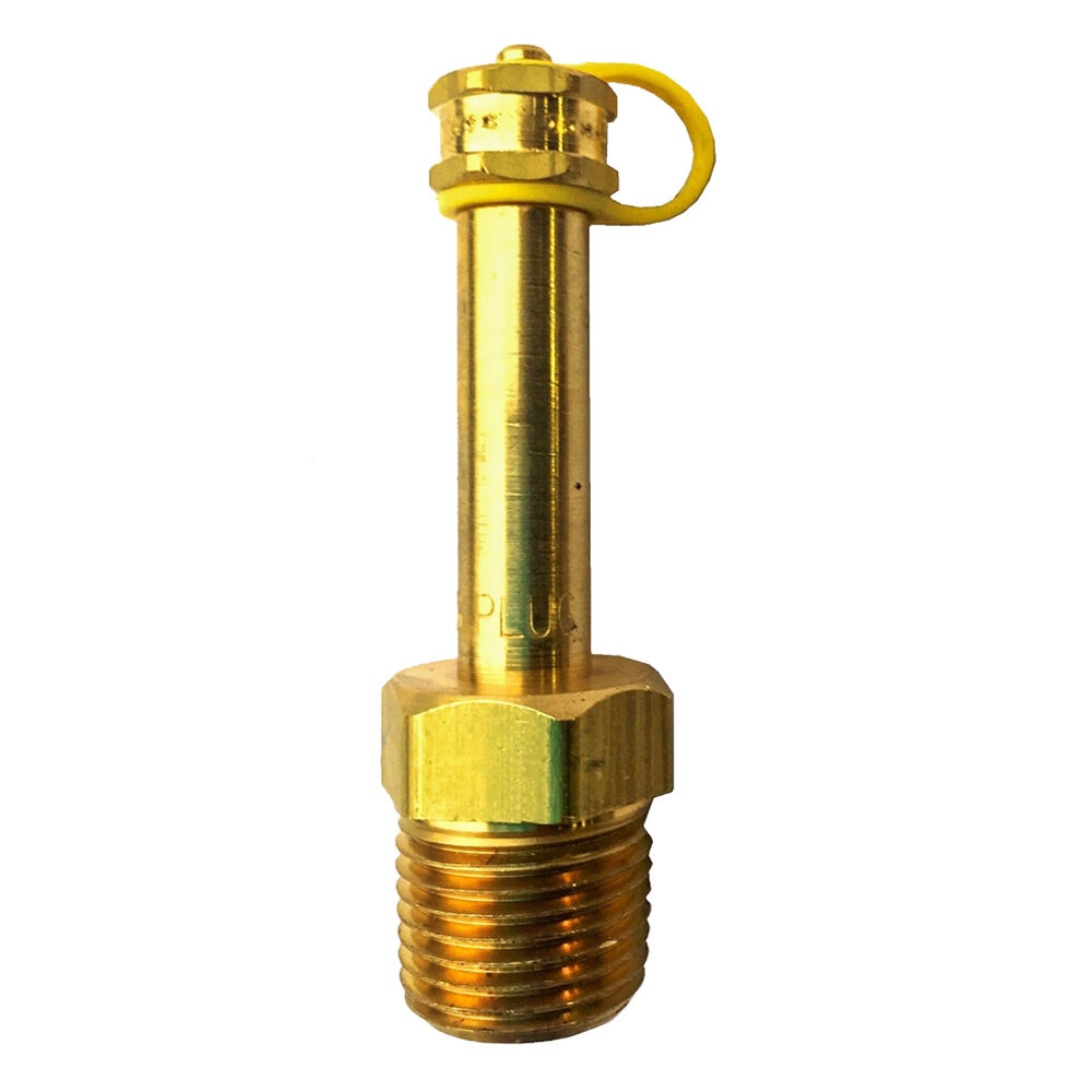 Pete's Plug® 110XL 1/4" NPT Brass Plug,Nordel