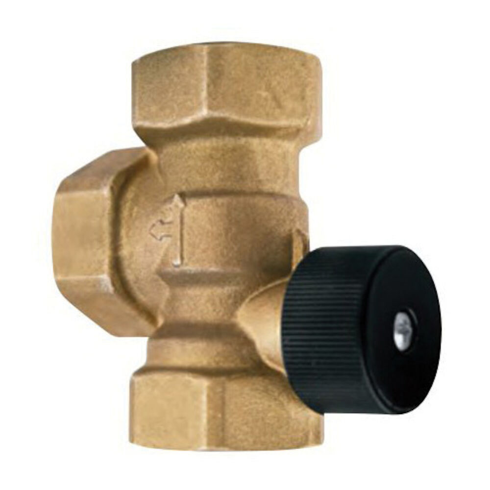 Bell & Gossett Hydrotrol™ 107035 Straight Angle Pattern Flow Control Valve, 3/4" Nominal, NPTF End Style, Brass Body