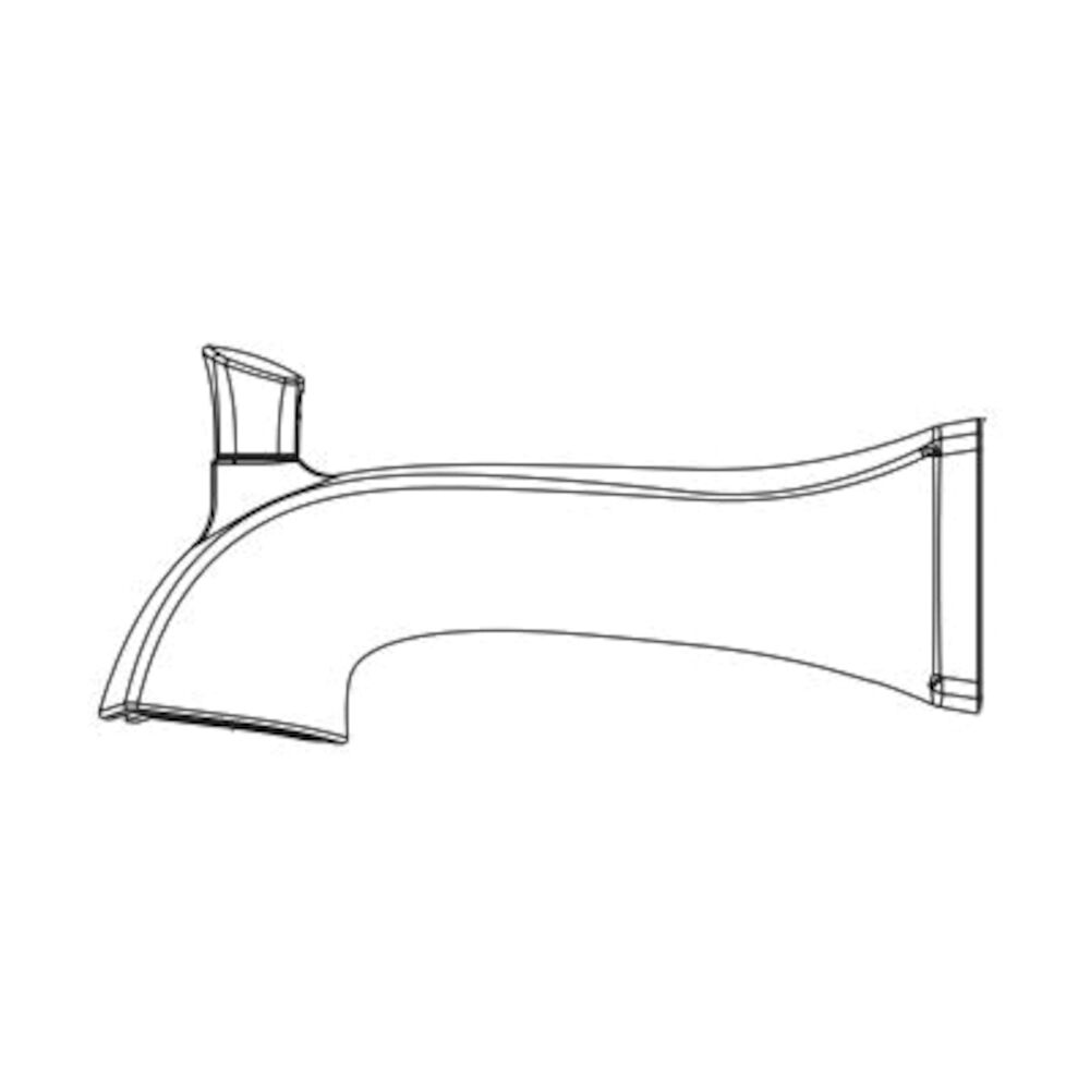 PeerlessTub spout, Chrome