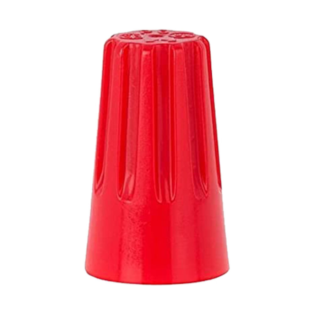 Bramec® 8654 Twist-On Wire Connector, Red, 18-10 AWG, 600V, 100 Pack